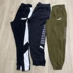 週末で削除　プーマ スウェットパンツ　３本セット　メンズ