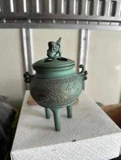 備前焼 獅子摘 三足 香炉 香道具茶道具文房具仏教美術 備前焼 獅子摘 三足 香炉 香道具茶道具文房具仏教美術 備前焼