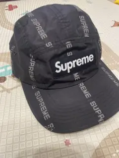 Supreme 黒　キャップ