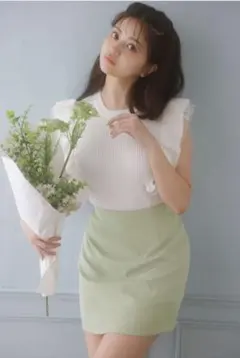 ★INGNI★白★レース付き★フリルトップス★イング★White★ホワイト★