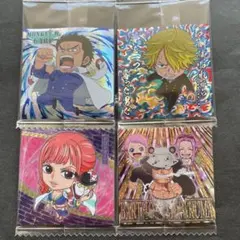 ONE PIECE 大海賊シールウエハース　シークレット　他４枚セット