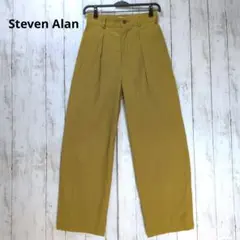 【Steven Alan】コットンパンツ M サッカー マスタードのサムネイル