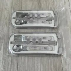 子ども用スプーン・フォークセット（クマ）　トリオ