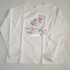 mezzo piano ユニコーン刺繍 長袖カットソー 140cm メゾピアノ