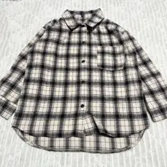 【a4480】SPRAYPREMIUM 美品 ネルシャツ チェック柄