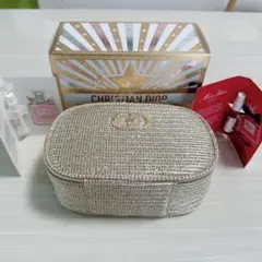 Christian Dior ゴールドポーチ ミスディオール 香水サンプル付き