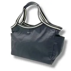 アニエスベーボヤージュ　トートバッグ　ナイロン　肩掛け　黒