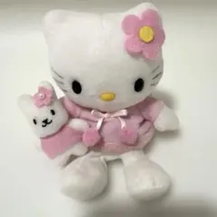 サンリオ ハローキティ ぬいぐるみ ピンク くまさん抱っこ サンリオ ハローキティ ぬいぐるみ ピンク くまさん抱っこ - メルカリ