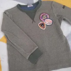 DOUBLE.B オリーブグリーン トレーナー 120cm