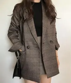 ジャケット レディース チェック