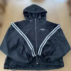 Chip Clip フード付き　ブラックジャケット