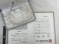 ク*ラ様 厚巻き良質無調色アコヤパールネックレス7-7.5mm鑑別書付