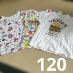 120 Tシャツ 半袖 女の子 女児 セット