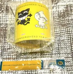 未使用】クロネコヤマト　貯金箱　缶　定規