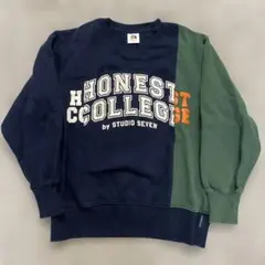 GU HONEST COLLEGE トレーナー Sサイズ