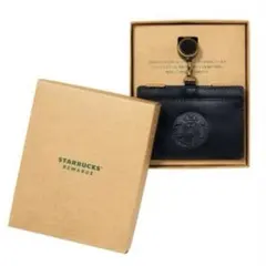 【新品】スターバックス　レア　カードケース　ストラップ　黒