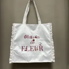 Maison de FLEUR いちご新聞 トート アイボリー