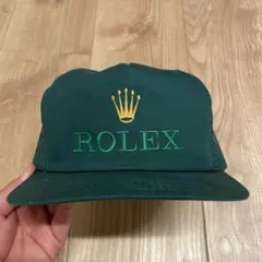 ⭐️本日限定値下げ　90’S ROLEX ロレックス メッシュキャップ USA製 DEADSTOCK】ROLEX Trucker Cap Made in USA ロレックス メッシュ