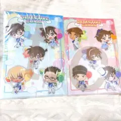 名探偵コナン クリアファイル バルーン ミニキャラ ブルー ピンク 2枚セット