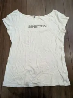 BENETTON 半袖 Tシャツ ホワイト Mサイズのサムネイル