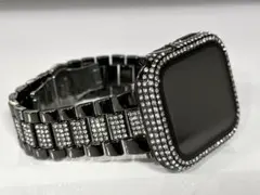 b★アップルウォッチ　ステンレスベルト キラキラ　Apple Watchバンド