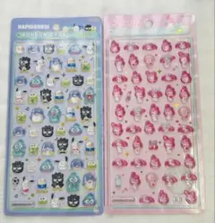 サンリオ ハピタンブイ＆マイメロ ミニボンボンドロップシール2点セット(正規品)