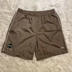 美品 FCRB EXHIBITION GAME SHORTS M キャメルのサムネイル
