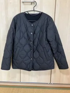 ikka ボアキルティングジャケットリバーシブル　2way ブラックMサイズ