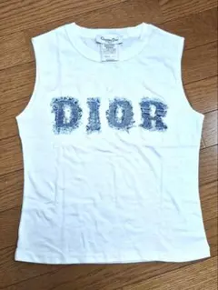 ディオール ガリアーノ タンクトップ カットソー Tシャツ ノースリーブ