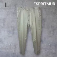 ESPRITMUR グレー L パンツ スラックス オフィス モード ビジネスのサムネイル