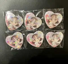 多聞くん今どっち！？ 木下うたげ ホログラム ハート缶バッジ 2個
