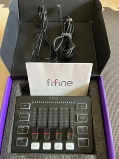 FIFINE ゲーミングオーディオミキサー PC/PS4/PS5 RGB機能付き