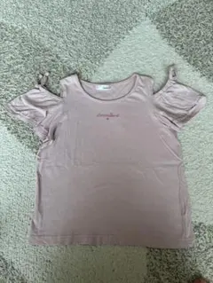 JENNI love 肩開き 半袖Tシャツ ピンク 140のサムネイル