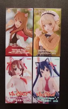 狼と香辛料/ しぐれうい/けいおん！Trio-Try-iT フィギュア4種セット