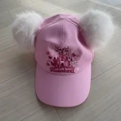 ディズニー　キャップ　耳付き　パルパルーザ　ミニー　ファンダーランド