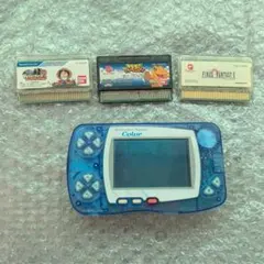 ワンダースワンカラー 本体 + ソフト3本セット美品