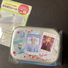 【 新品 未使用 】アナと雪の女王 ディズニー アルミ お弁当箱 ベルト付