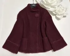 ★極美品★コート クロップド丈 ショート HIROKO BIS ヒロコビス