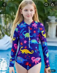 長袖ワンピース水着　140