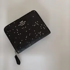COACH 二つ折り財布 星柄 ブラックのサムネイル