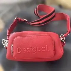 Desigual ショルダーバッグ レッド 新品未使用のサムネイル