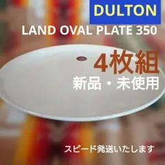 【新品未使用】DULTON LAND OVAL PLATE 35cm ４枚セットのサムネイル