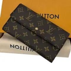 モ*チ様 ☆極美品大人気本物鑑定済ルイヴィトンモノグラム二つ折長財布