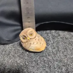陶器製フクロウ 約5cm インテリア
