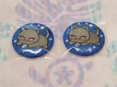 にじさんじ IMPACT わんにゃくしょん 刺繍缶バッジ くろいこ 四季凪アキラ