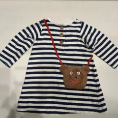 LOVE&PEACEMoney　ボーダー　ワンピース80cmのサムネイル