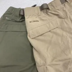 Colombia メンズカーゴパンツ 2枚　調整可能ウエスト