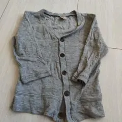 petit main カーディガン 110 グレー