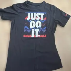 ナイキ Tシャツ 145cm ブラック JUST DO IT ロゴ