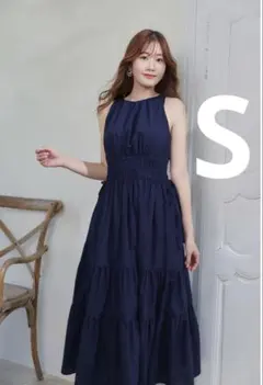 みるく様専用 Riviera Bow Tiered Long Dress - メルカリ